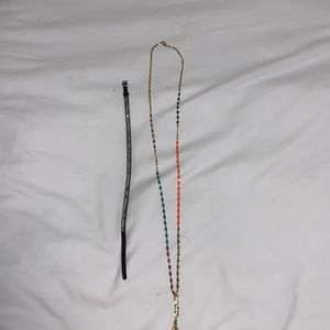 Stella & Dot wrap bracelet and wrap necklace